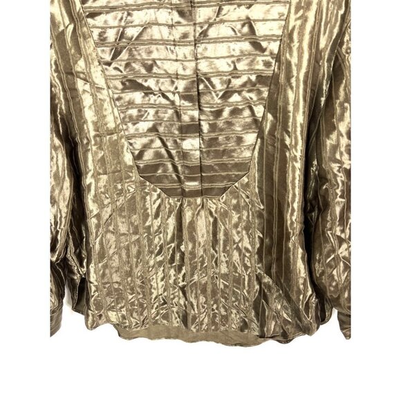 & other stories green button up top women’s size 2 - Picture 3 of 9